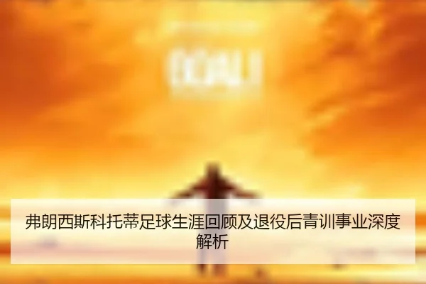 弗朗西斯科托蒂足球生涯回顾及退役后青训事业深度解析